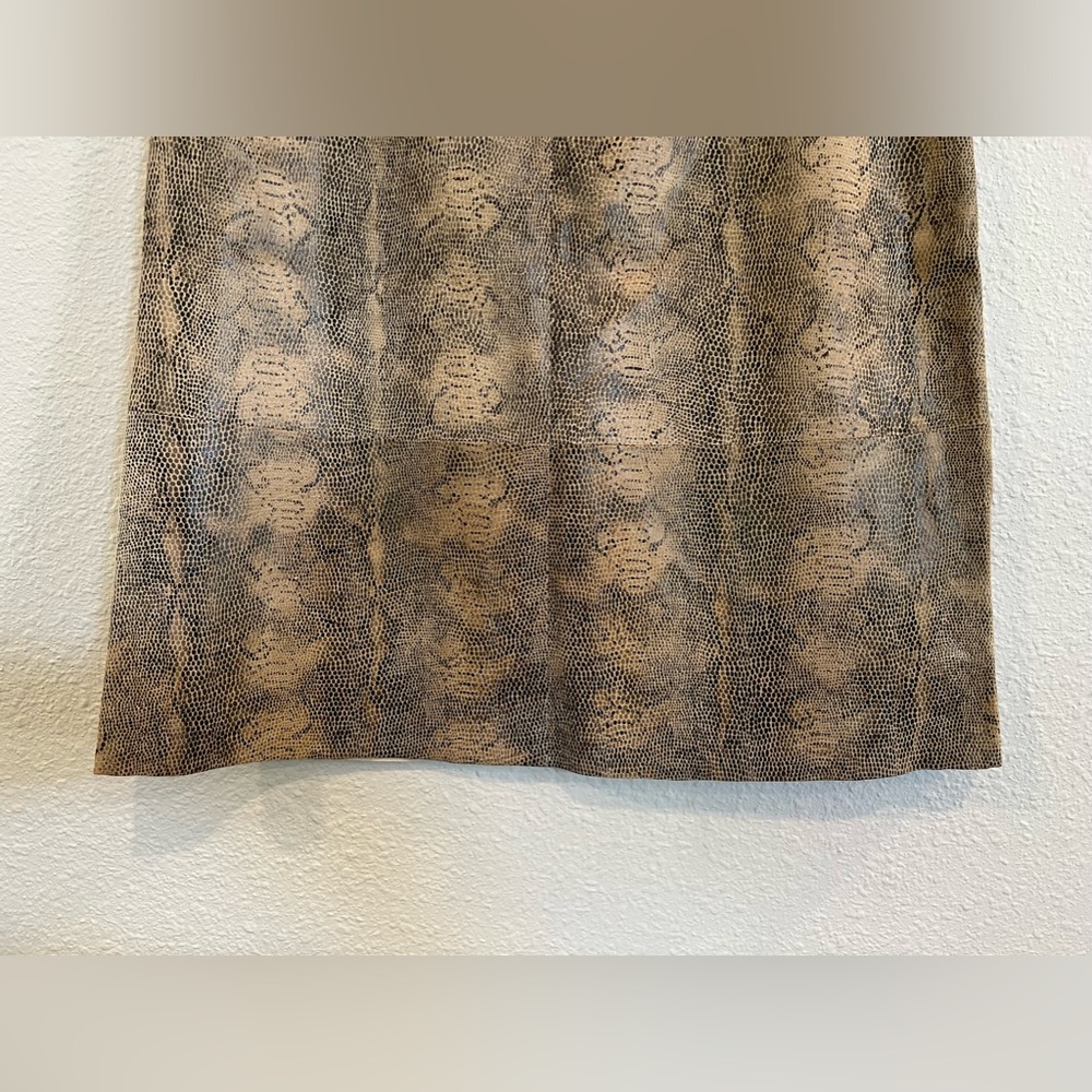#580 For Joseph Leather Pencil Skirt EU 30 snakeskin - Picture 3 of 7